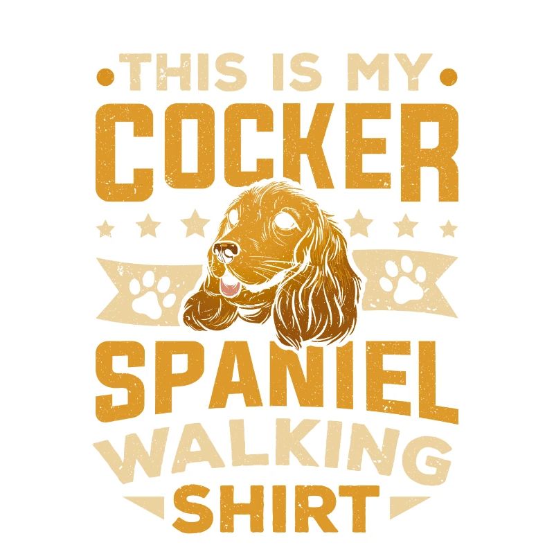 C’est mon cocker épagneul qui marche