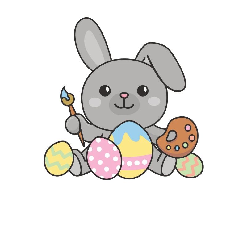 happy easter sweet Easter with Easter eggs