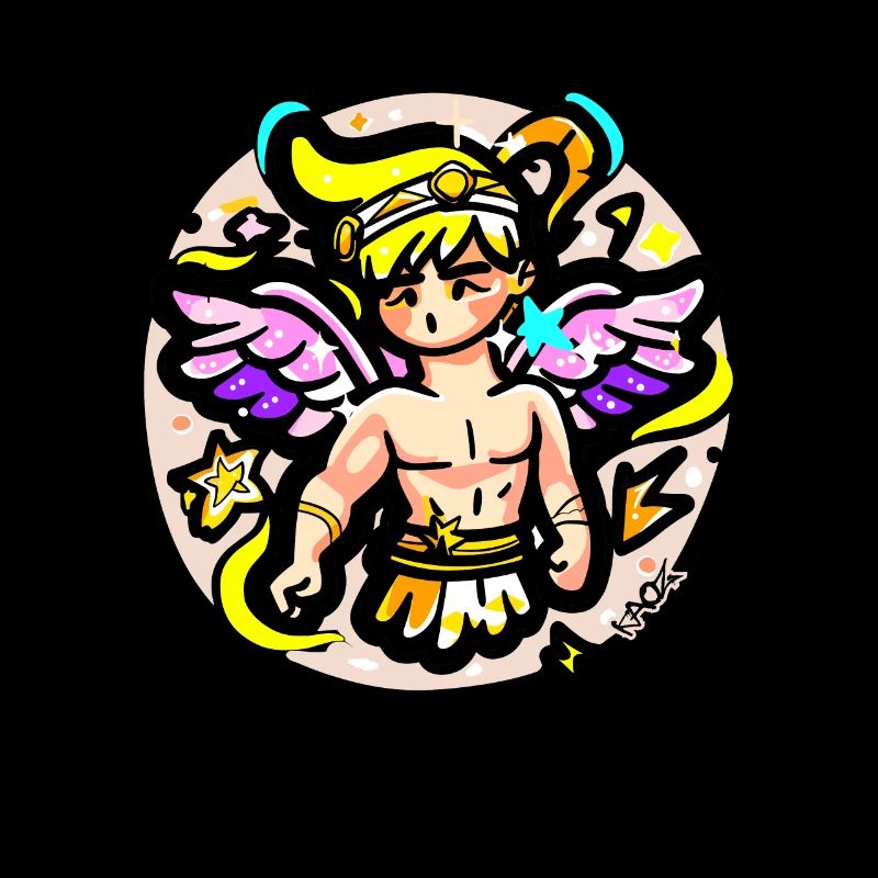 Simpatico dio greco, dolce messaggero Hermes