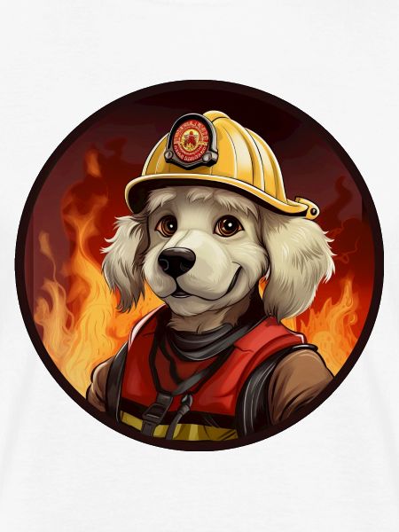 Firefighter Dog