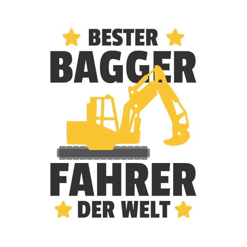 Bester Baggerfahrer der Welt Auszeichnung Geschenk
