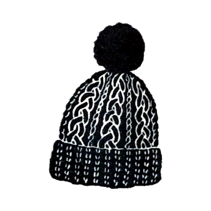 Winter cap wool cap bobble hat