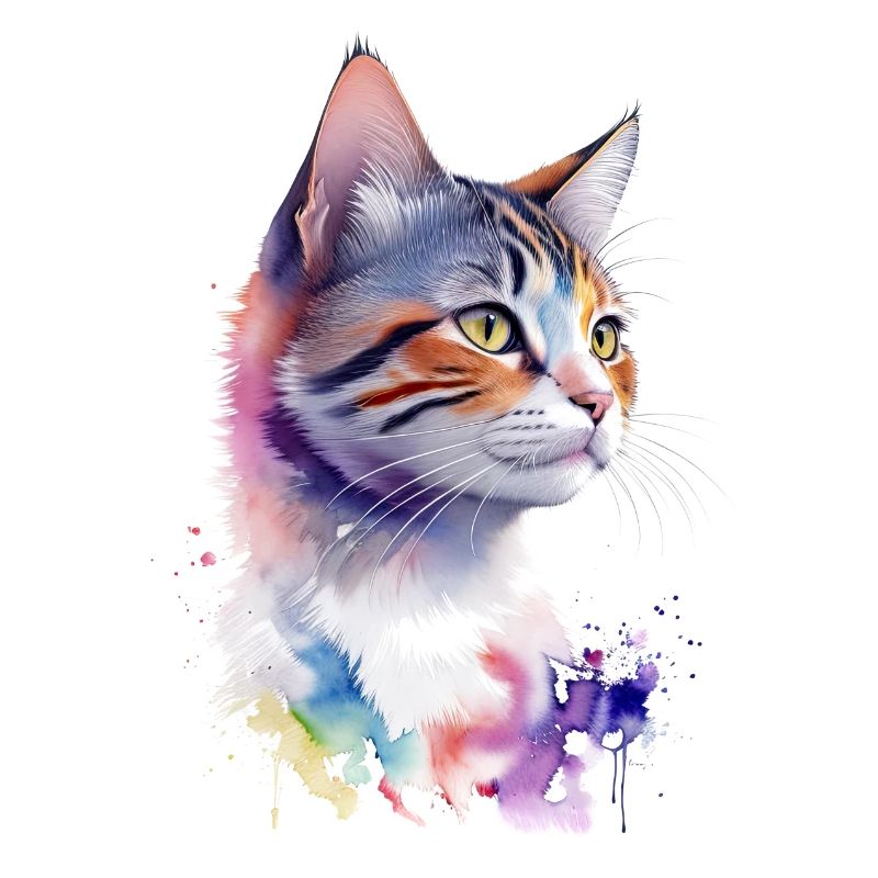 Daisy, die bunte Katze