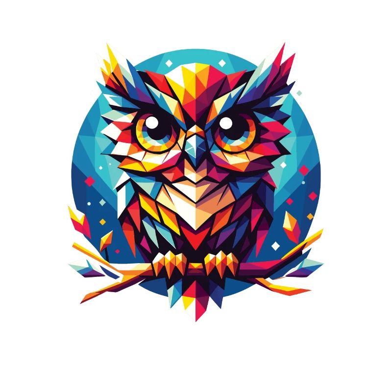Polygon Owl Geometric