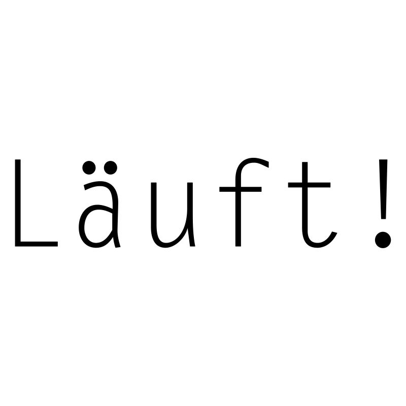 Läuft! Positives denken