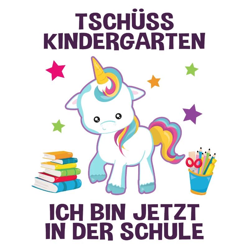 Einschulung Spruch 1. Klasse Einhorn Geschenk