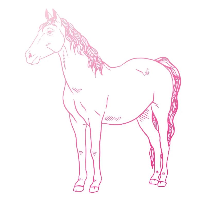 Cadeau de conception de cheval