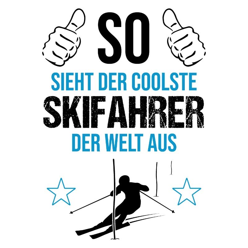 Weltbester Skifahrer Look Geschenk