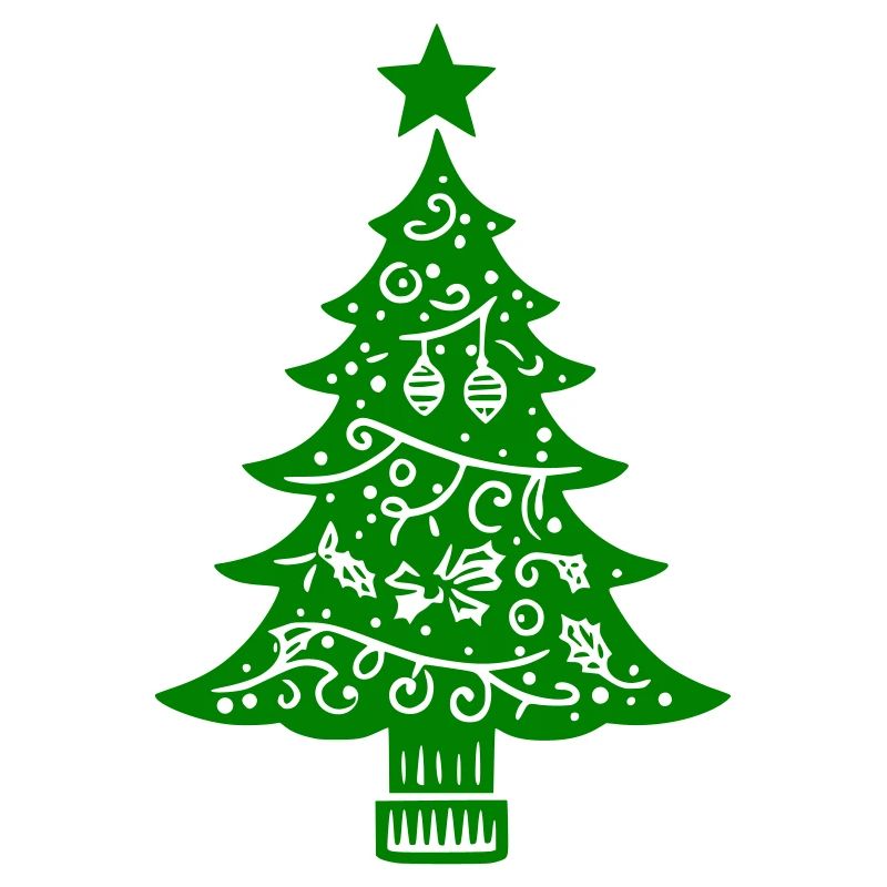 Versierde kerstboom