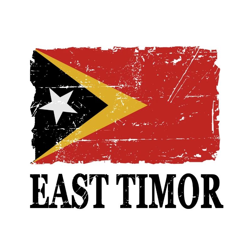 Drapeau du Timor oriental - Drapeau du Timor oriental - Timor Leste