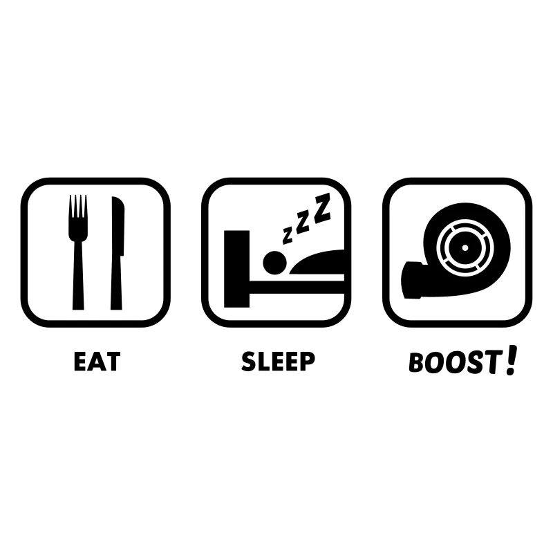 Sticker JDM Eat, Sleep, BOOST!