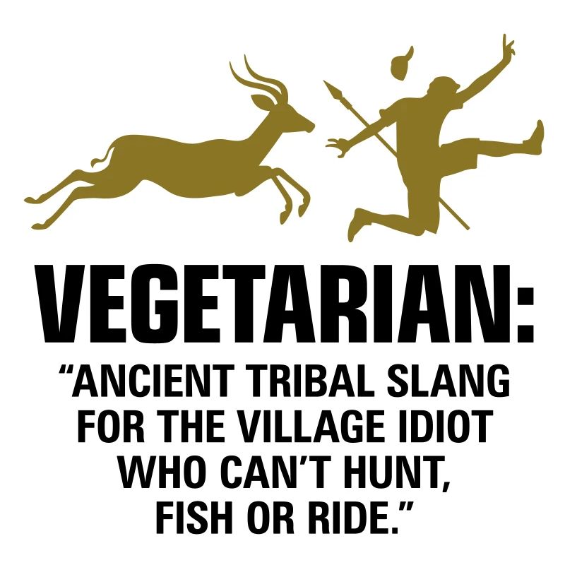 Vegetarians are weak people