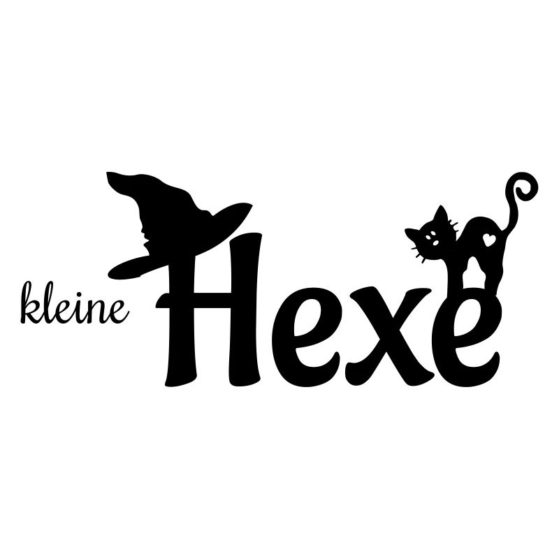 Kleine Hexe Katze und Hut