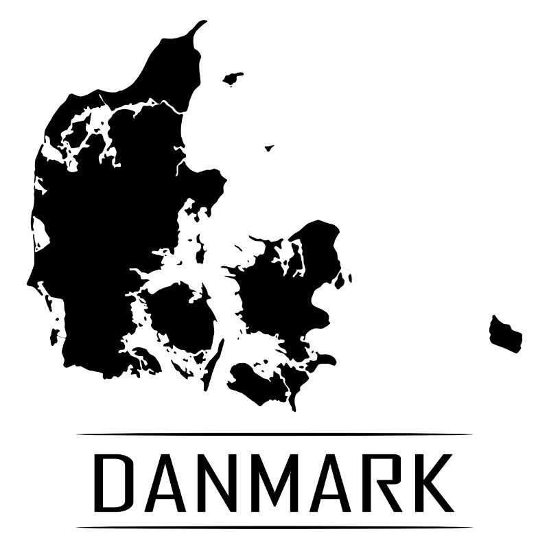 Danmark Carte Pays de vacances