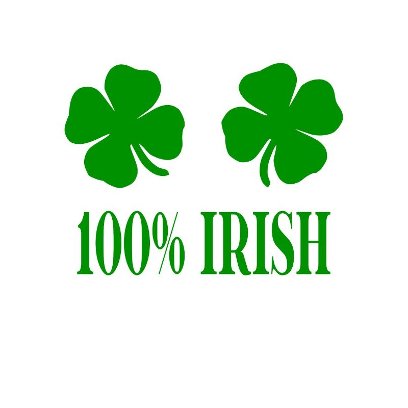 Trèfle 100 % Irish St. Patricks Day Idée cadeau