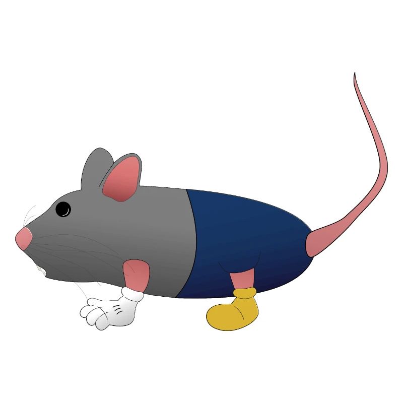 Cute cartoon mouse