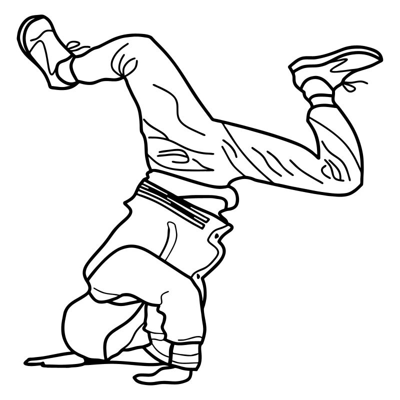 B Boy B-Boy Elbow Freeze black break dance