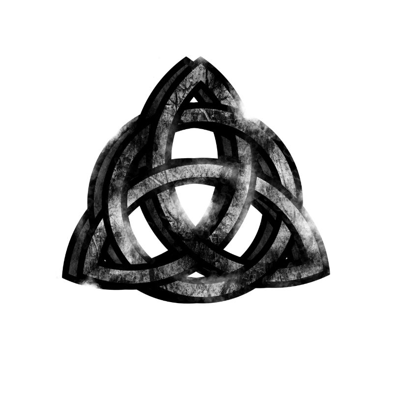 Rune celtiche celtiche di simbolo del nodo celtico