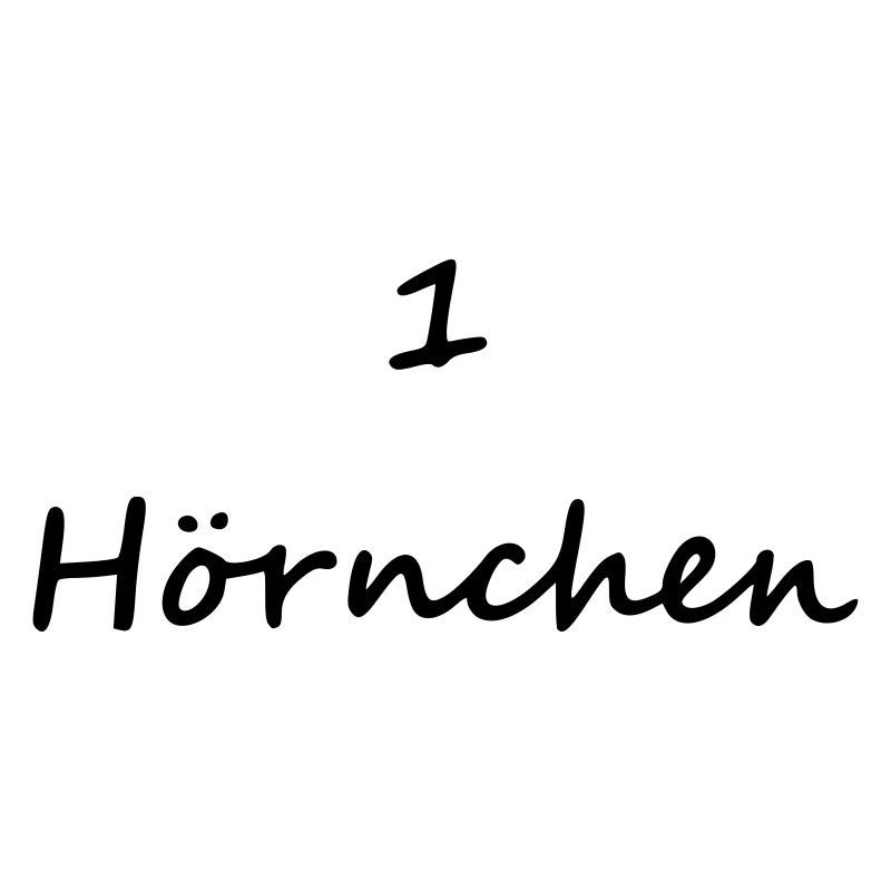 1 hörnchen ein horn hornchen eins eichhörnchen