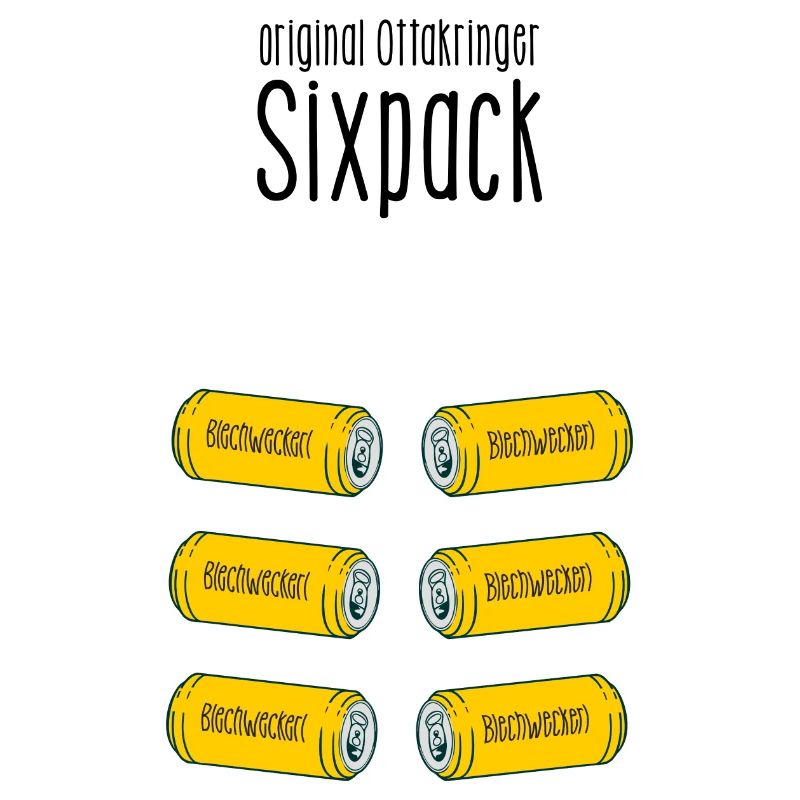 original Ottakringer Sixpack - Blechweckerl
