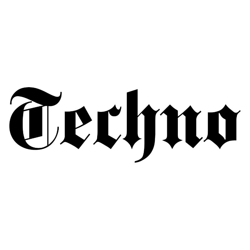 Logo techno gothique