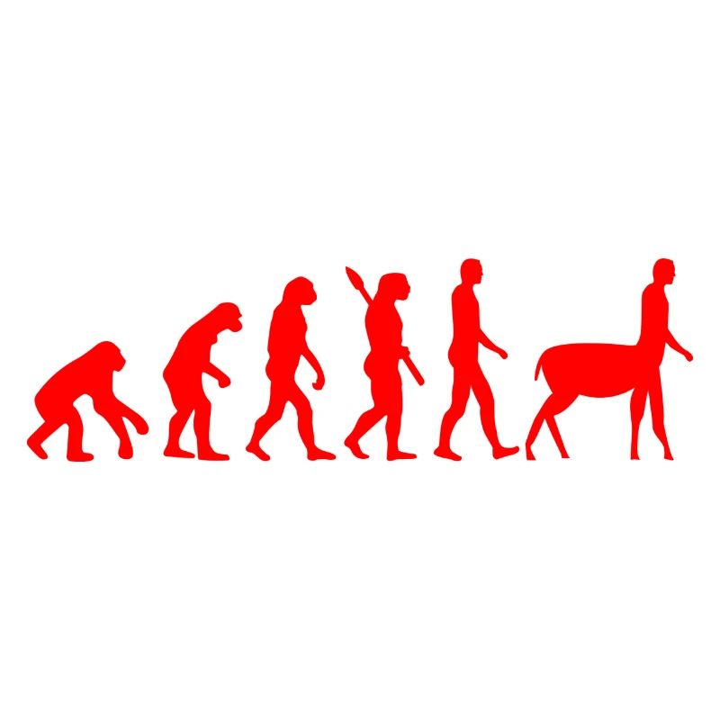 Evolution zum Zentaur