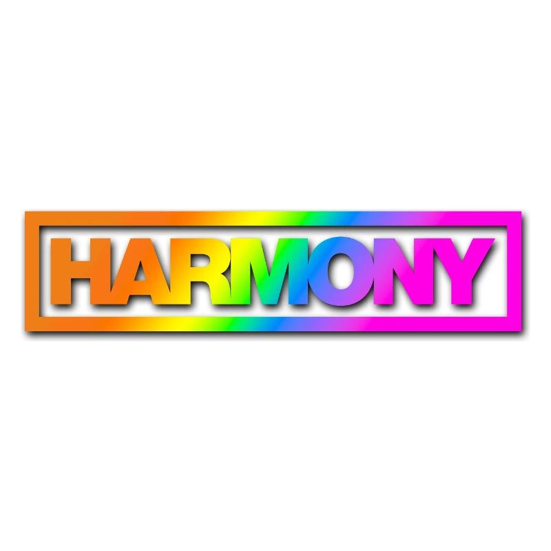 Typo HARMONY Kontur Rainbow Shadow