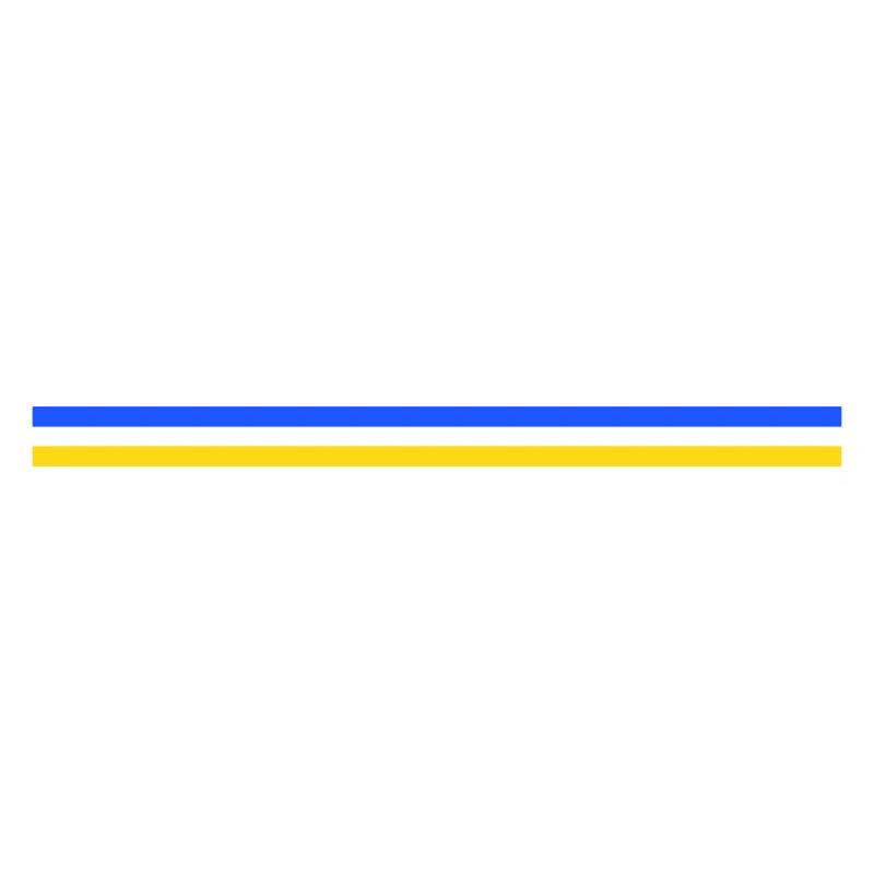 Linie oder Flagge Ukraine