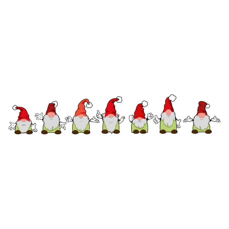 sept elfes de Noël