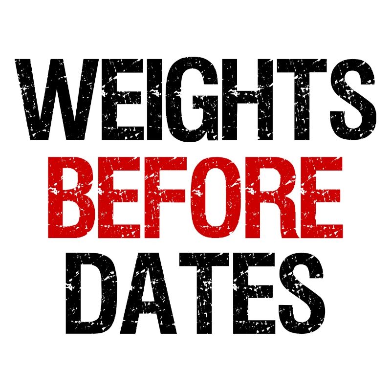 Weights Before Dates (black/red)