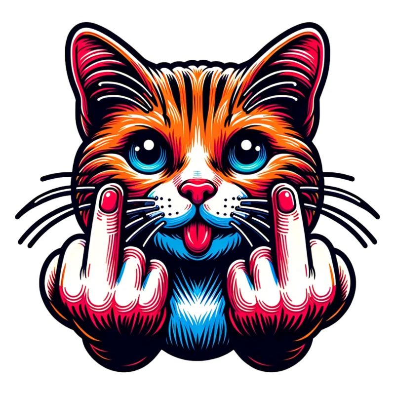 Funny Evil Cat