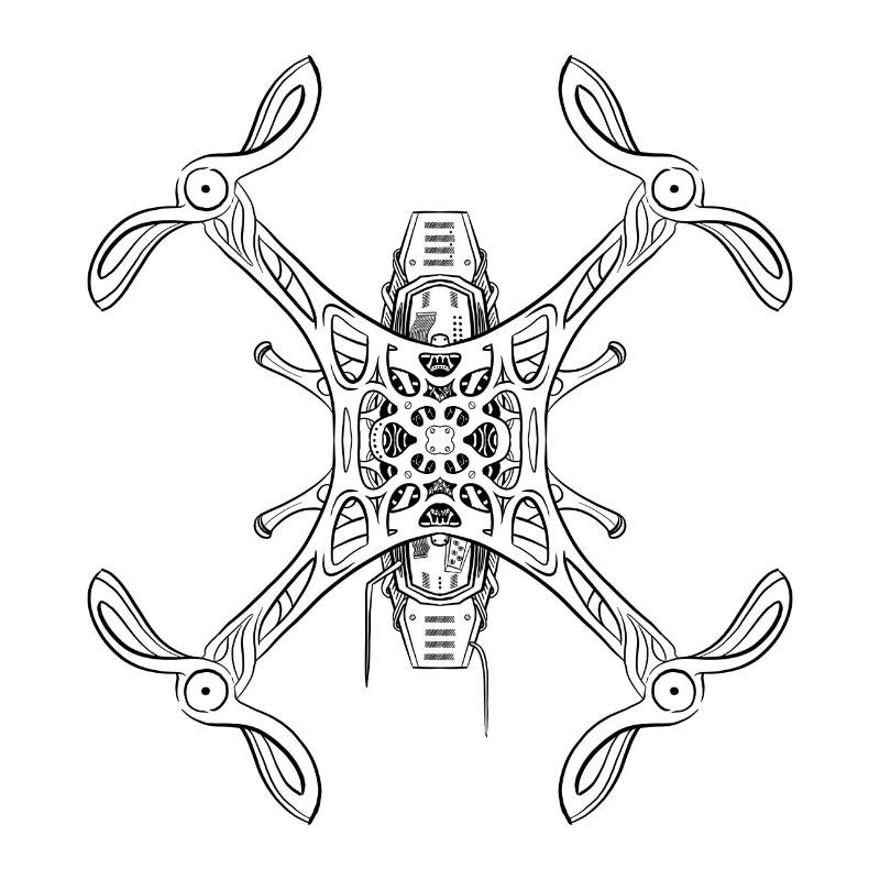Organic drone / drone / fpv / single drone