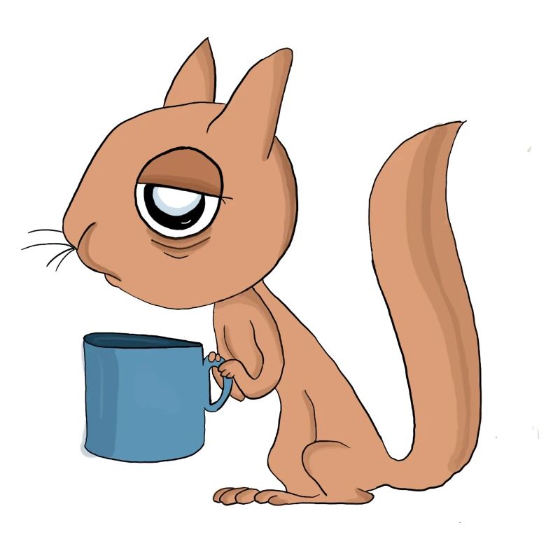 Eichhörnchen müde