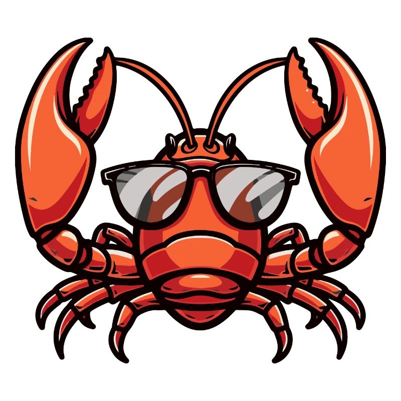 Lobster Crab Comic Cool