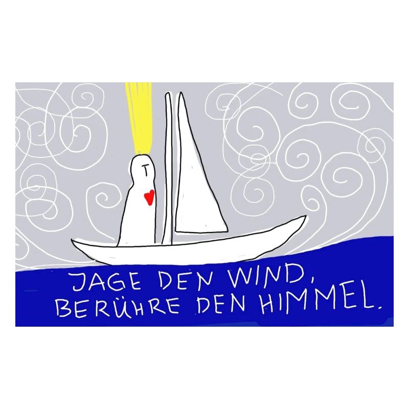 Jage den Wind, berühre den Himmel.