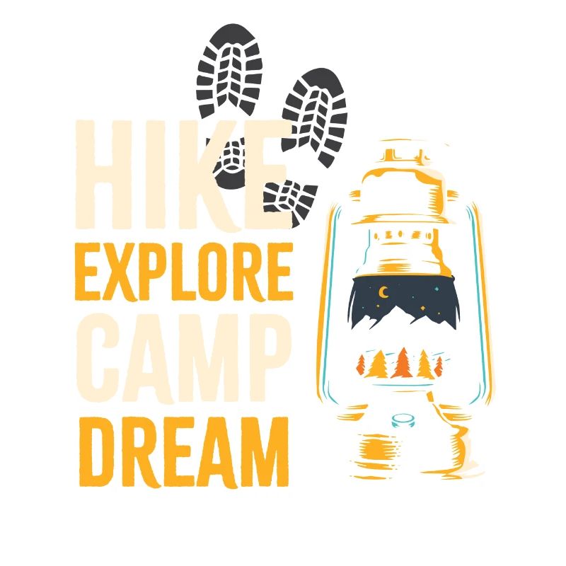 Hike explore camp dream
