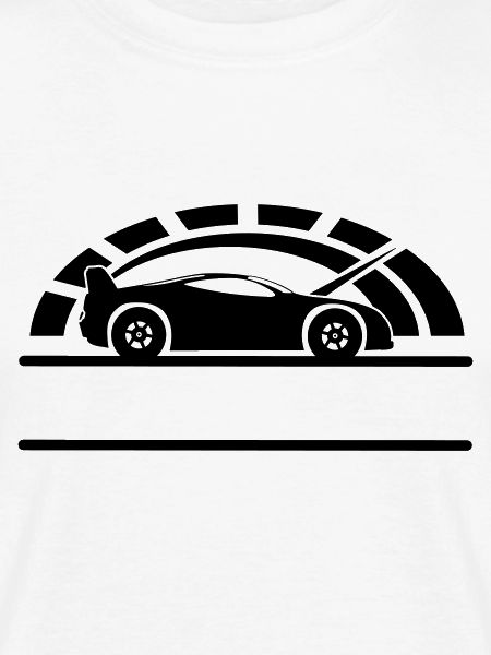 Sportwagen-Tachometer-Banner
