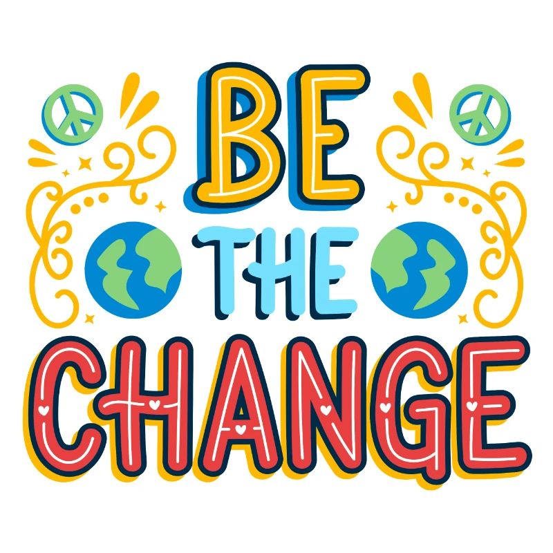 Be the change idee original gift