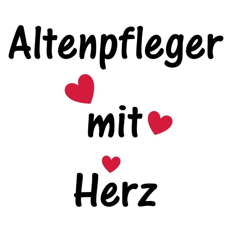 Altenpfleger mit Herz