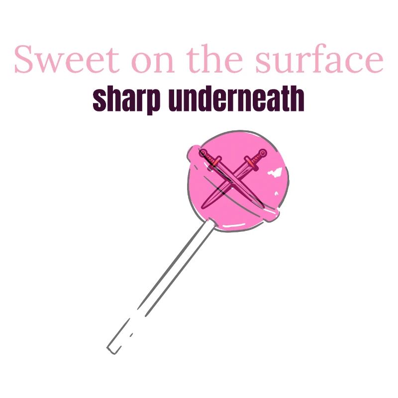 Sweet on the Surface, Sharp Underneath Aesthetic