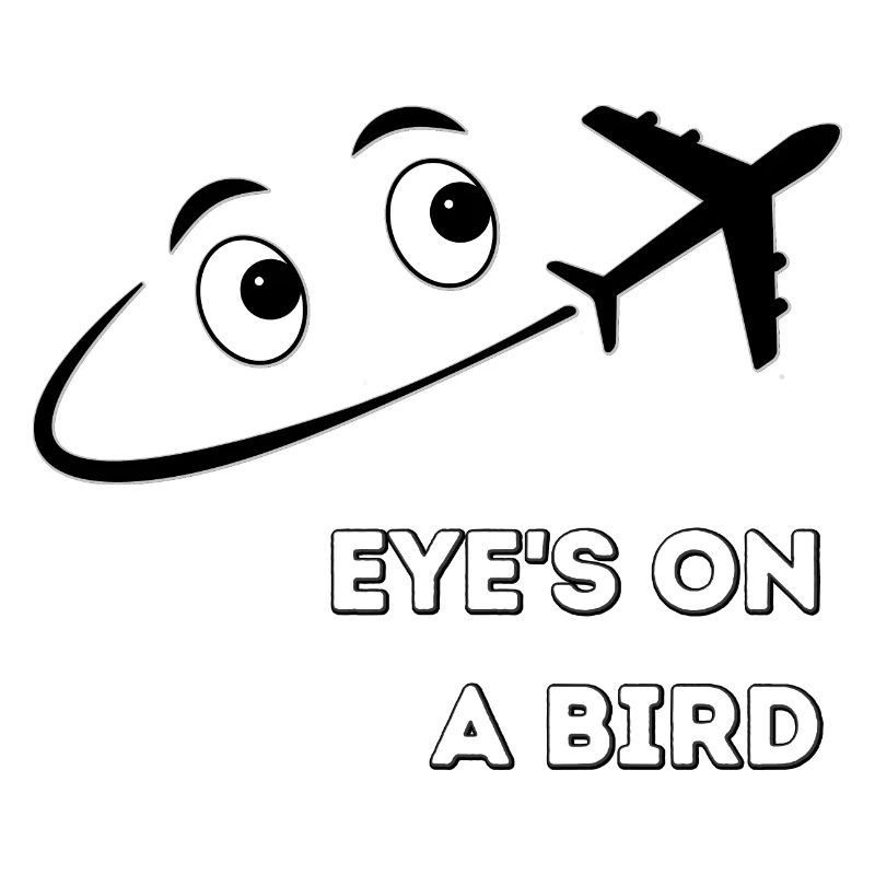 Augen auf einen Vogel. Luftfahrt-Design