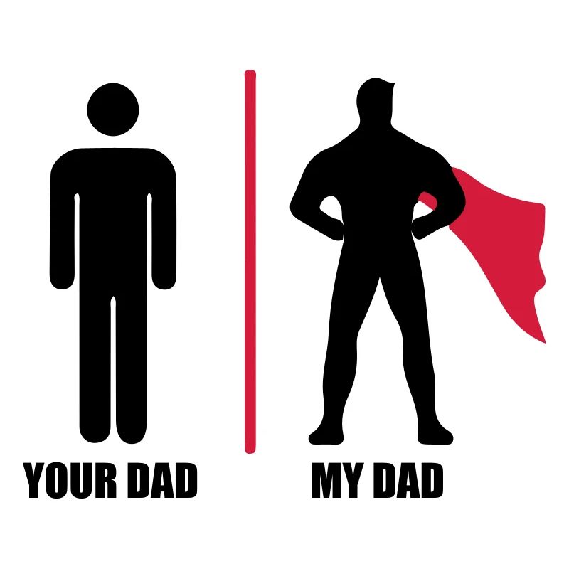 Body bébé papa super héro