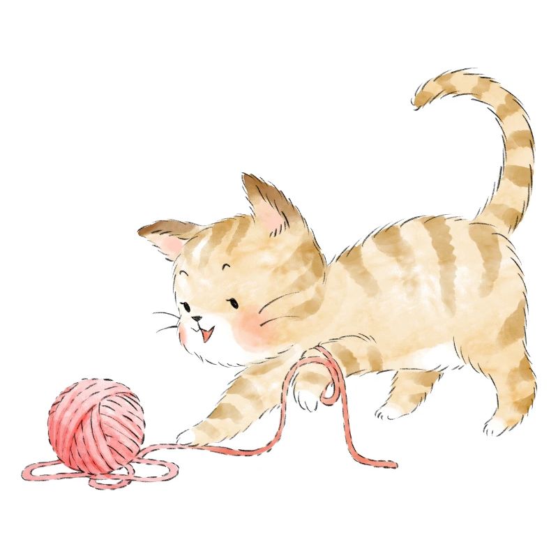 Chaton enjoué