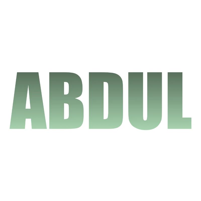 First name: Abdul - green gradient