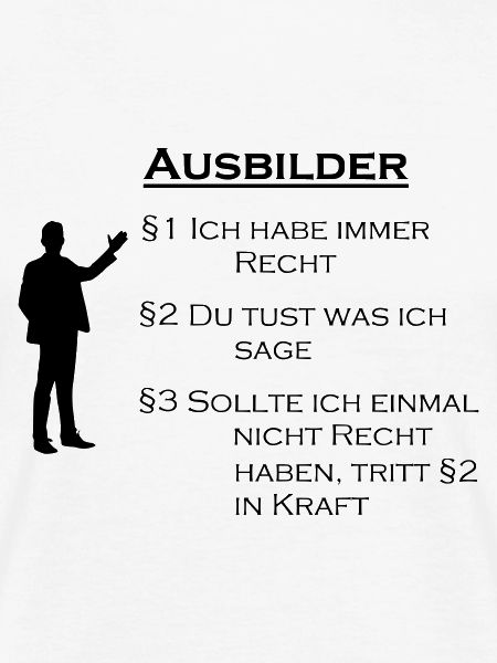 Ausbilder Geschenk