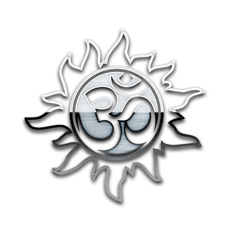 EsoGeo ★ Om Aum 01 ★ Silber Effekt Style ★ Silver