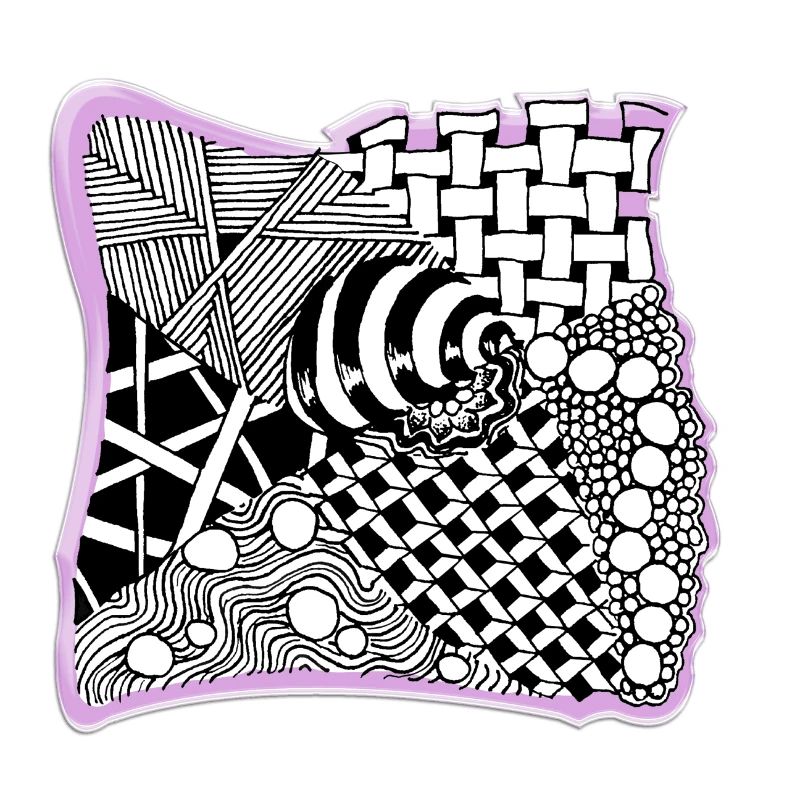 Zentangle mønster pattern contest