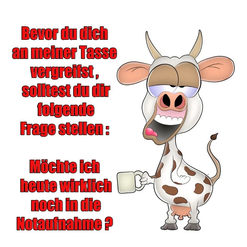 Kuh mit Kaffee