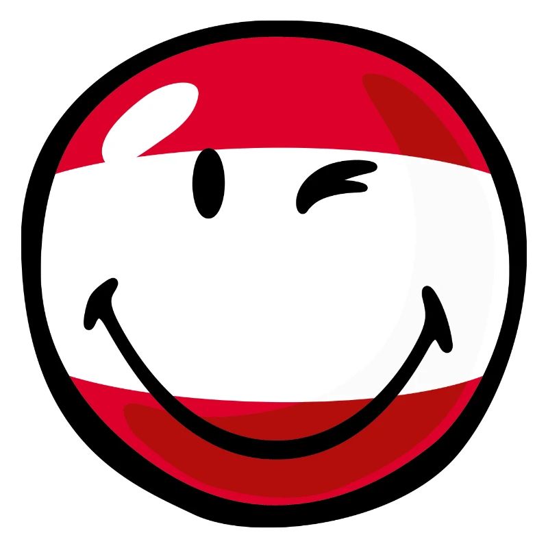 Smiley Flag Austria