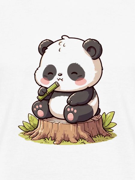 Panda mit Bambus
